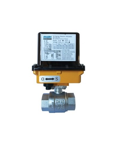 4111 JS - 2 vie Filetto G 1/2" - 3" - Valvole con attuatore elettrico