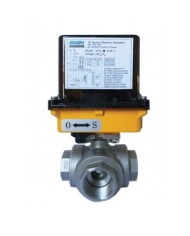 5314 JS - 3 vie L-T Filetto G 1/2" -1" - Valvole con attuatore elettrico
