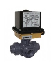 5320 JS - 3 vie PVC G1/2"-2" - Valvole con attuatore elettrico