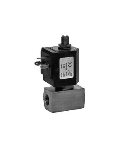 D399 - Inox 3/2 NC/NA Filetto G1/4" - A comando diretto