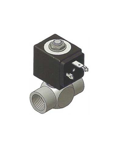 201LG - Inox 2/2 NC Filetto G1/4"-1/2" - A comando diretto