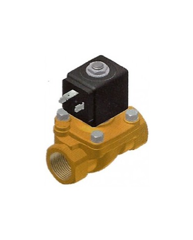 221G - Ottone 2/2 NC Filetto G3/8"-1" - Servopilotate