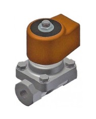 221S - Inox 2/2 NC Filetto G3/8"-1" - Servopilotate