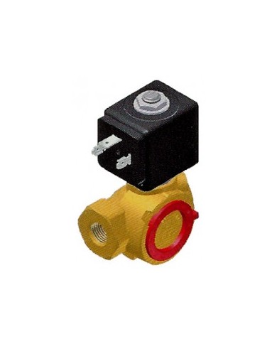 321K - Ottone 2/2 NC/NA Filetto G3/8"-1" - Servopilotate