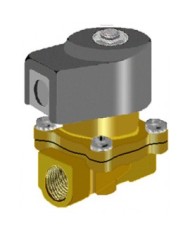 7221 - Ottone 2/2 NC/NA Filetto 3/8"-1" NPT - Servopilotate