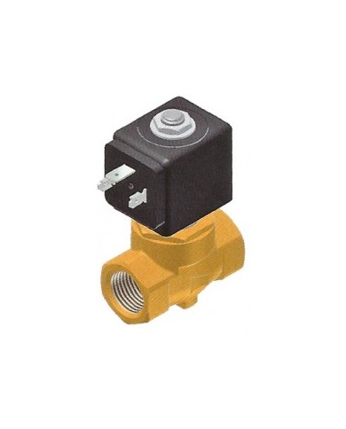 E321K - Ottone 2/2 NC Filetto G3/8"-1/2" - Servopilotate