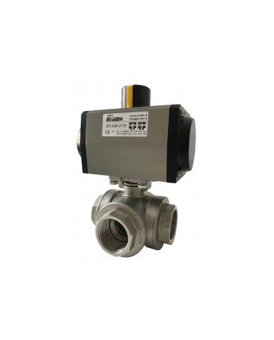 5314 - 3 Vie L / T Filetto 1/4"-2" - Filettate