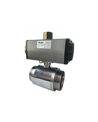 5040 - 2 Vie DIN F/F DN15 - 100 - Acciaio Inox Lucidate